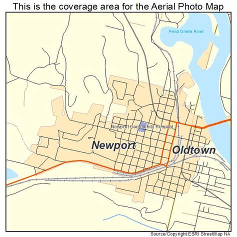 newport washington map